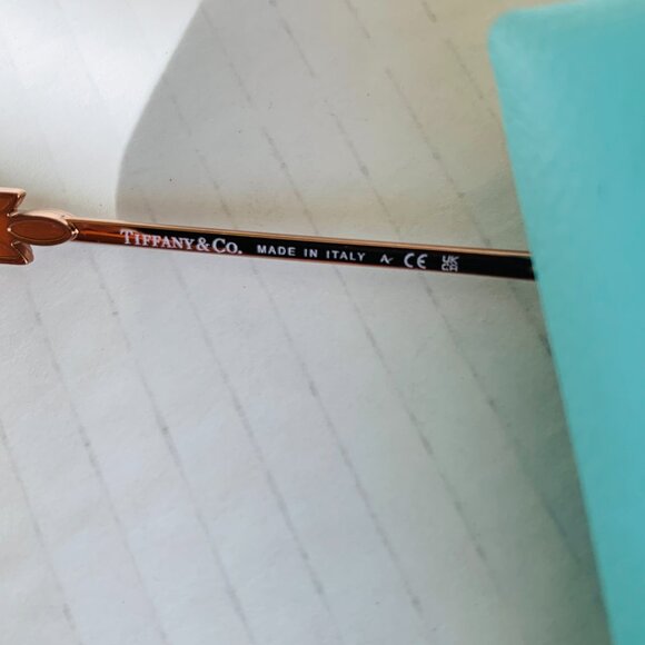 TIFFANY & CO Sophisticated Eyeglasses Crystal Embellishment  and Case - Picture 8 of 13